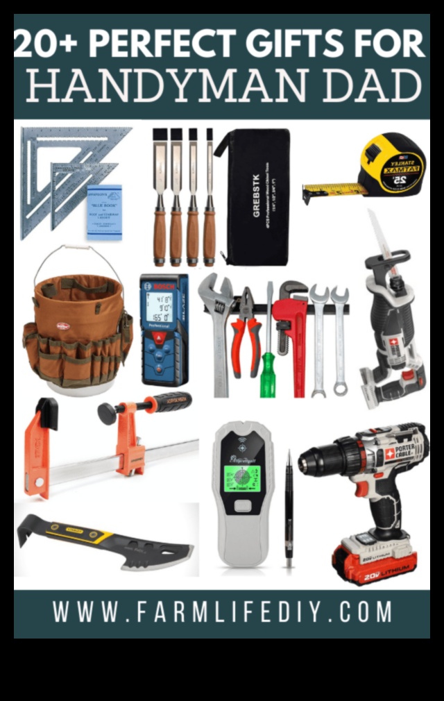 وقت الأداة: أفكار هدايا العامل الماهر لأبي DIY